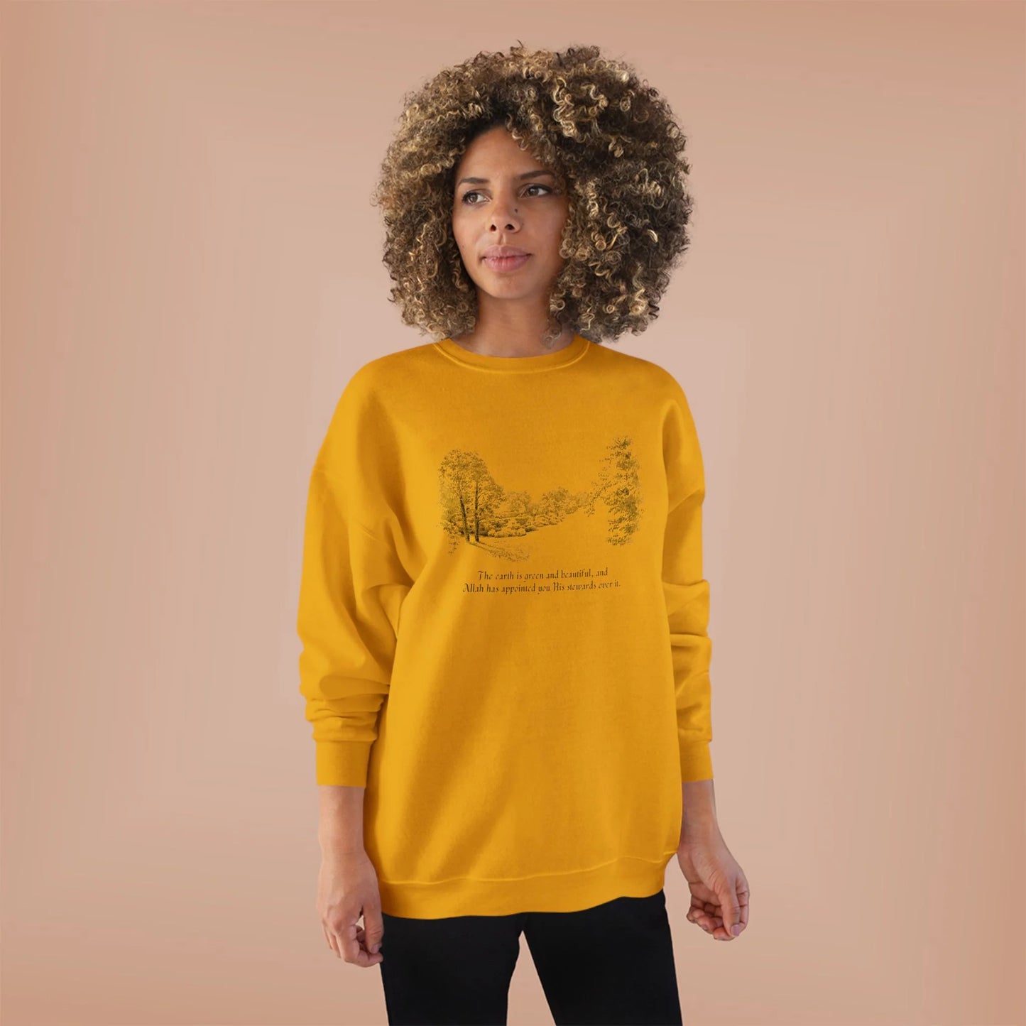 Satr Collection Unisex Eco-Friendly Crewneck Pullover Sweatshirt - Renewal