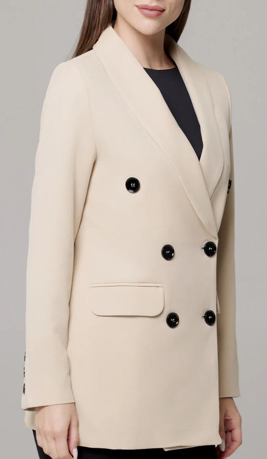 Lyla Long Light Comfy Jacket - Vanilla - FINAL SALE