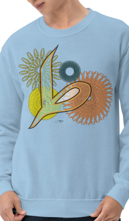 Pullover Sweatshirt with Arabic Initial - 'Ṭā' (ط)