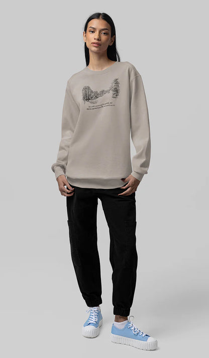 Satr Collection Unisex Eco-Friendly Crewneck Pullover Sweatshirt - Renewal